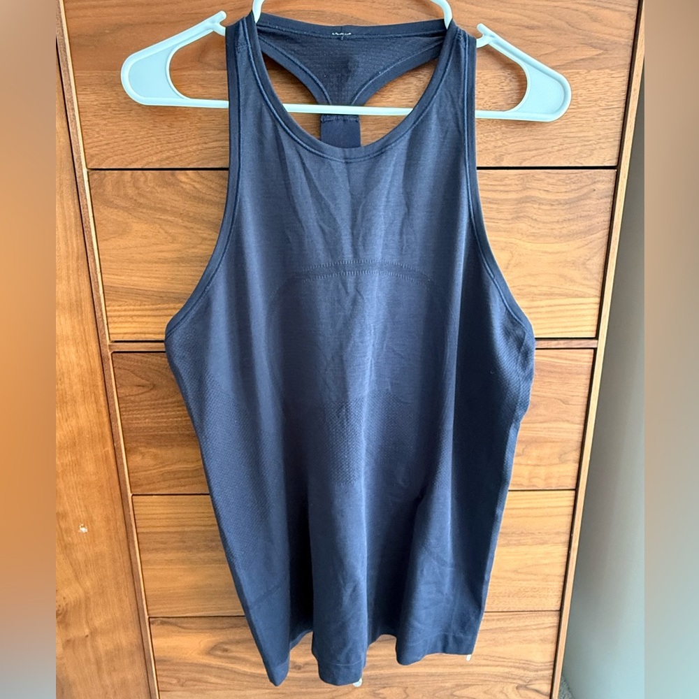 Lululemon Racerback Tank Top Size  8| Navy Blue | Workout Athleisure - Picture 5 of 11
